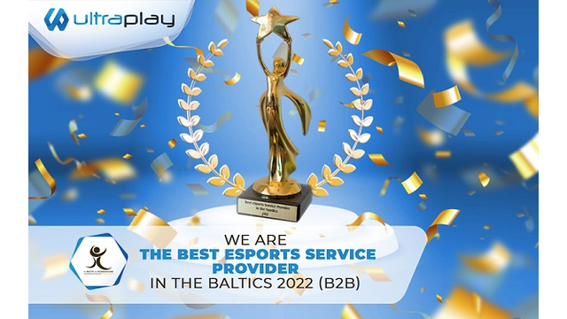 UltraPlay is the Best Esports Service Provider in the Baltics 2022