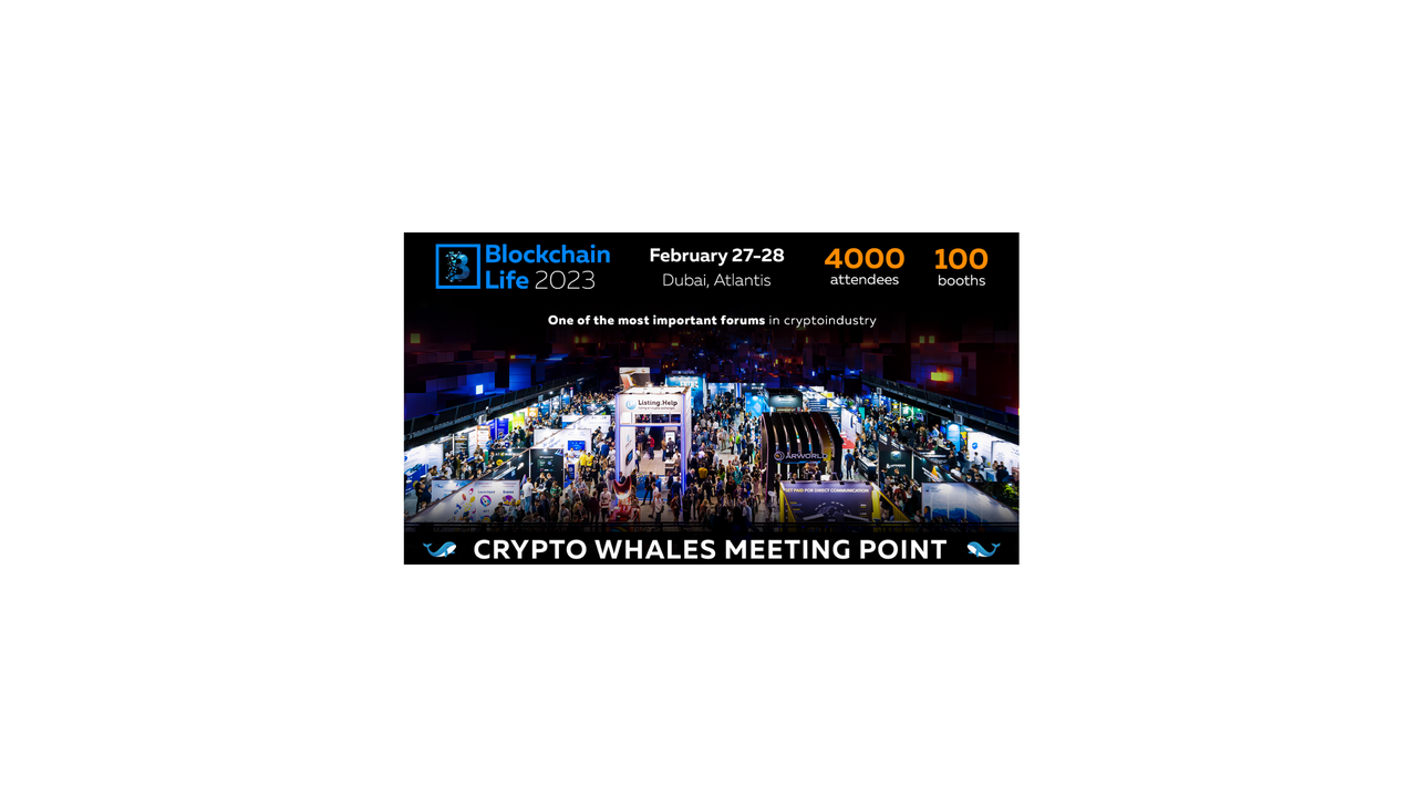 Crypto whales meeting point in Dubai is scheduled on February 27-28.