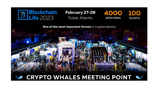 Crypto whales meeting point in Dubai is scheduled on February 27-28.
