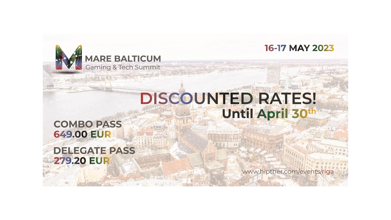 MARE BALTICUM Gaming & Tech Summit 2023: Discounts, Sponsors & Agenda Updates