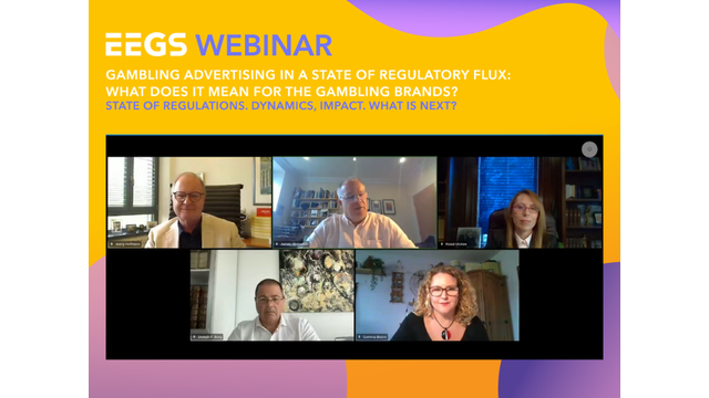 INDUSTRY EXPERTS UNVEILED REGULATORY PERSPECTIVES ON GAMBLING ADVERTISING DURING AN EEGS WEBINAR