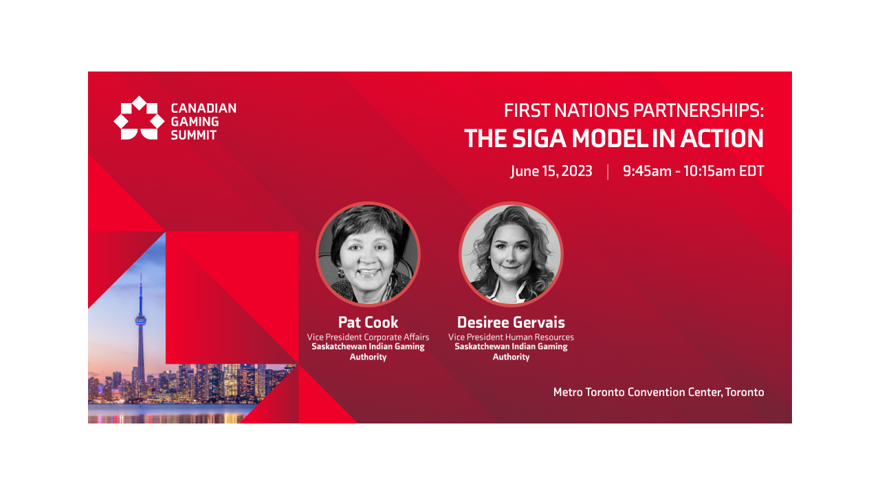 Canadian Gaming Summit Puts the Spotlight on SIGA's Business Model and Commitment to the Community