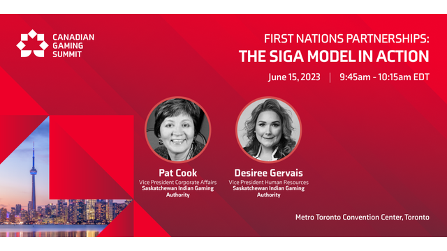 Canadian Gaming Summit Puts the Spotlight on SIGA's Business Model and Commitment to the Community