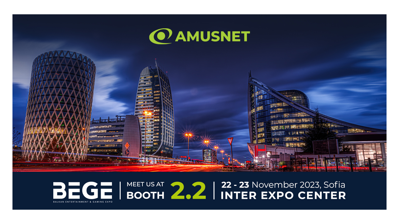 Amusnet to Make a Strong Mark at BEGE Expo 2023