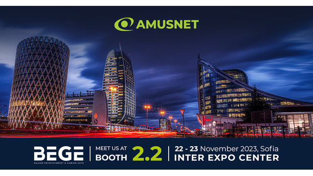Amusnet to Make a Strong Mark at BEGE Expo 2023