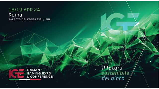 ITALIAN GAMING EXPO & CONFERENCE THE FUTURE HAS ALREADY BEGUN AND LOOKS AT SUSTAINABILITY