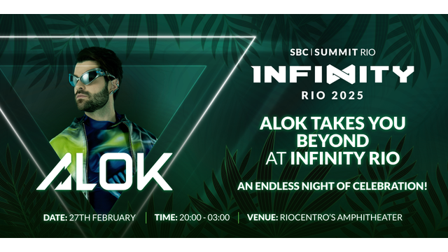 SBC Summit Rio to Close with a Bang as DJ Megastar Alok Headlines INFINITY Rio