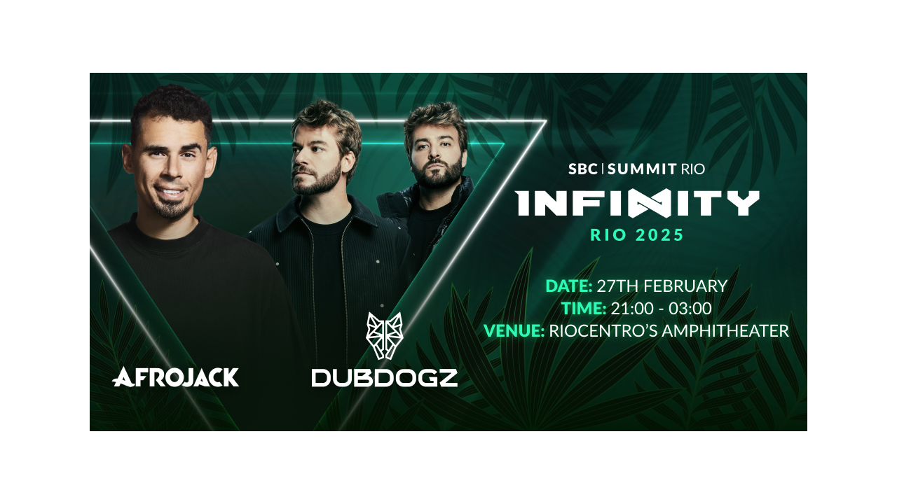 SBC Summit Rio to welcome EDM legend Afrojack as INFINITY headliner, supported by Brazil’s Dubdogz