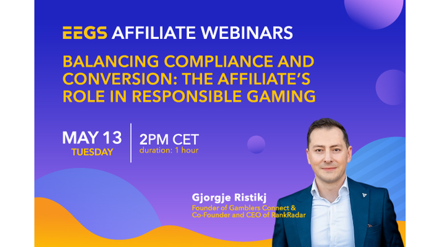 EEGS Launches its First Affiliate Webinar of 2025: Exploring the Affiliate’s Role in Responsible Gaming