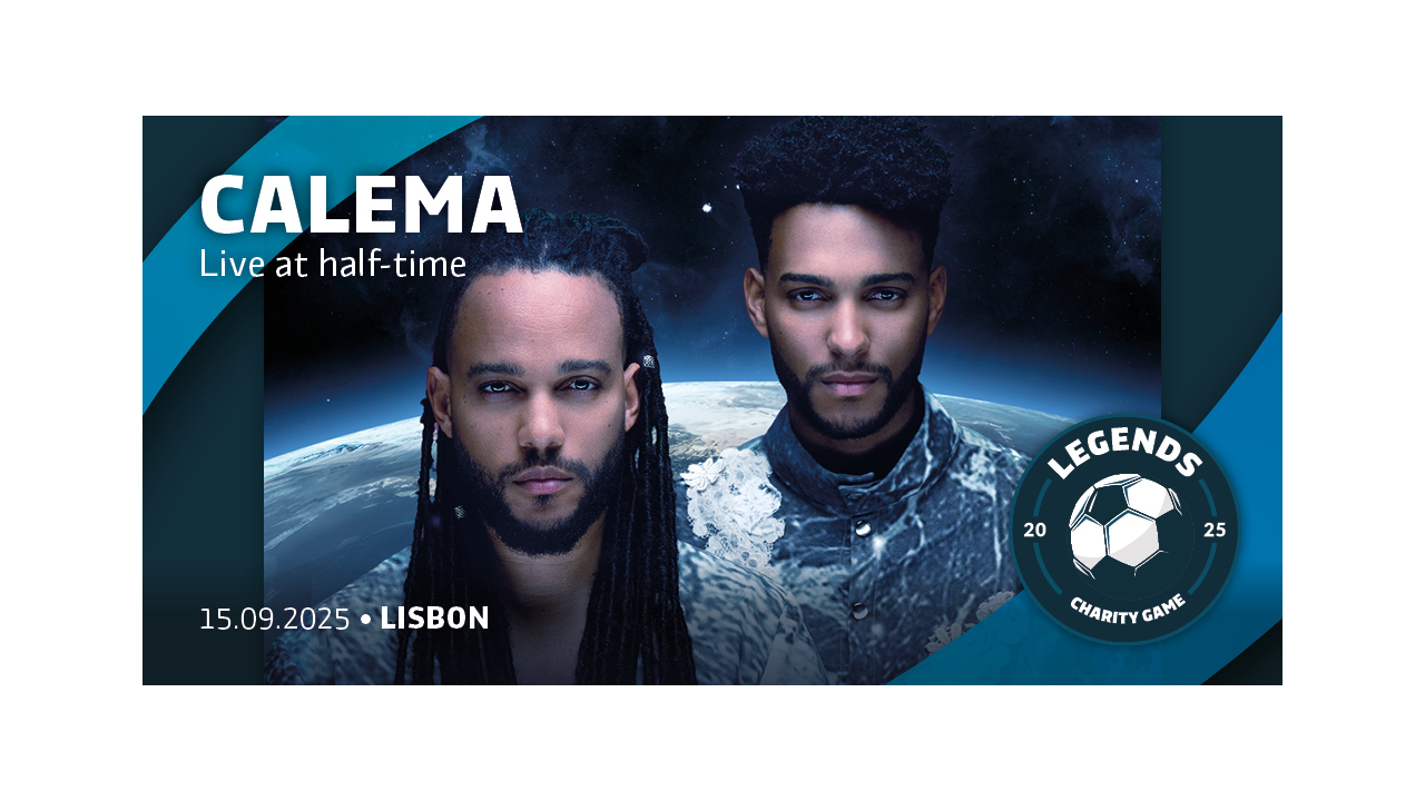 Calema to Perform at Legends Charity Game in Lisbon