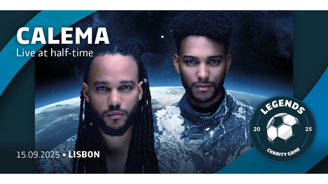 Calema to Perform at Legends Charity Game in Lisbon