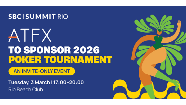 Multi-Award Winning Broker ATFX to Sponsor SBC Summit Rio 2026 Poker Tournament