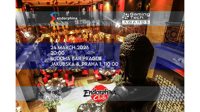 Endorphina Club Returns to Host the GamingTECH CEE Awards Ceremony & Party at HIPTHER Prague Summit 2026