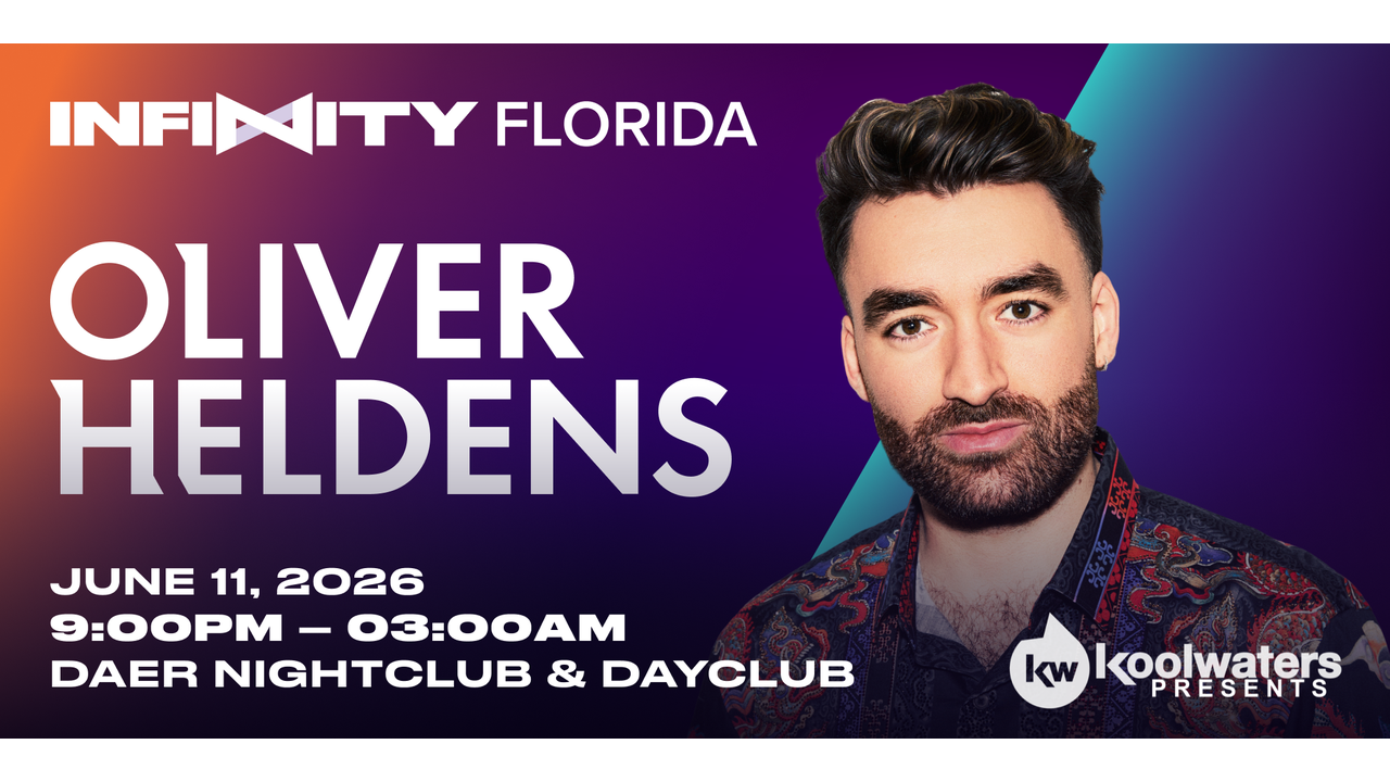 Chart-Topping DJ Oliver Heldens to Headline INFINITY Florida 2026