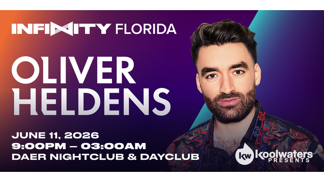 Chart-Topping DJ Oliver Heldens to Headline INFINITY Florida 2026