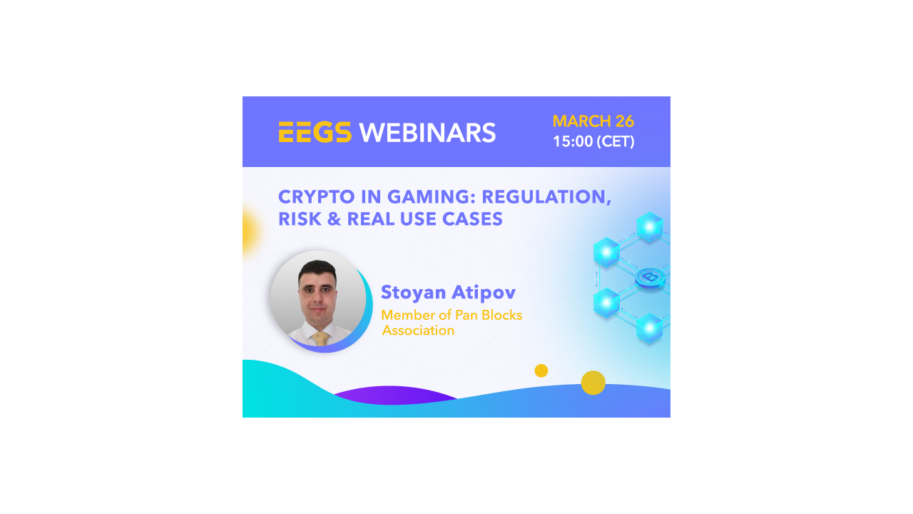 EEGS Webinar on Crypto in Gaming Now Available On Demand