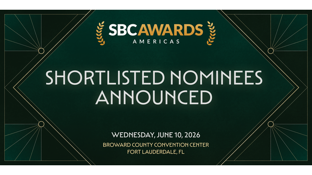 SBC Awards Americas Announces 2026 Shortlist