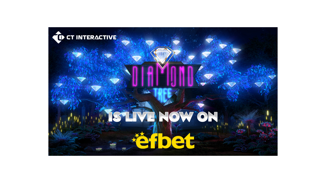 CT Interactive Brings Diamond Tree Jackpot Live to Efbet in Bulgaria, Strengthening Local Market Presence