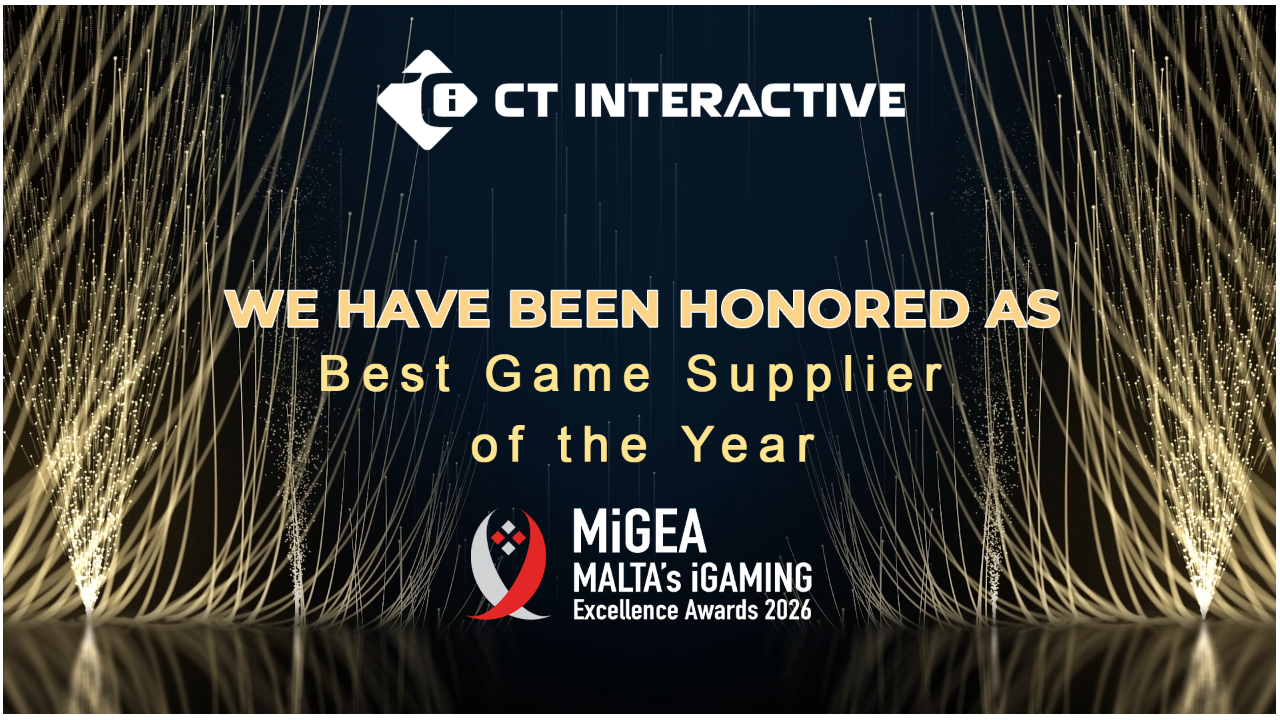 CT Interactive Wins the Prestigious Best Game Supplier of the Year Award at MiGEA Awards 2026