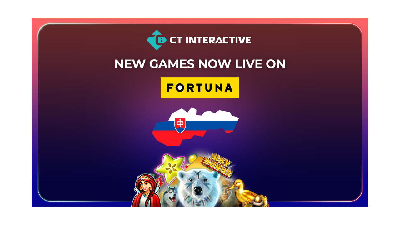 CT Interactive Expands Slovak Market Presence with New Game Portfolio Launch on Ifortuna.sk