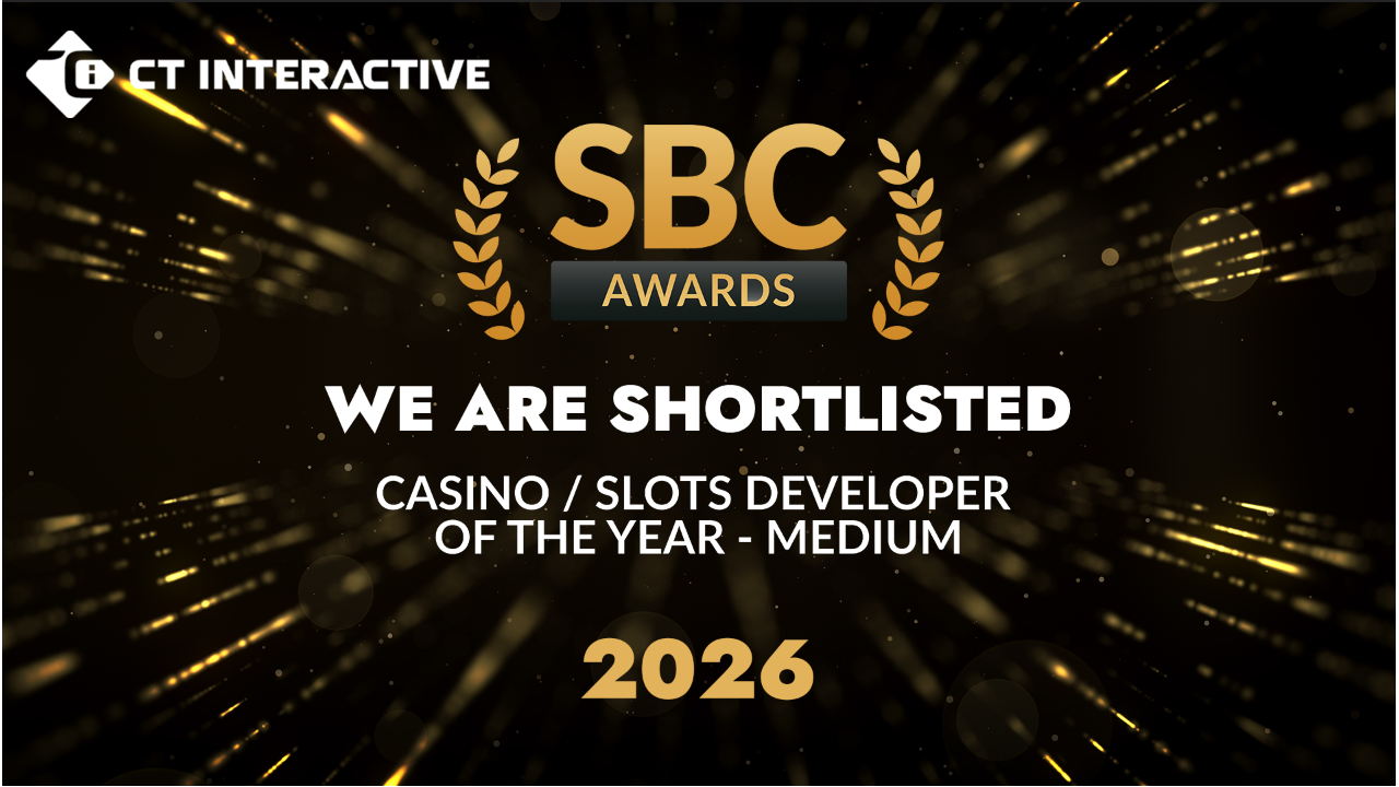CT Interactive has been shortlisted for the SBC Awards Europe 2026