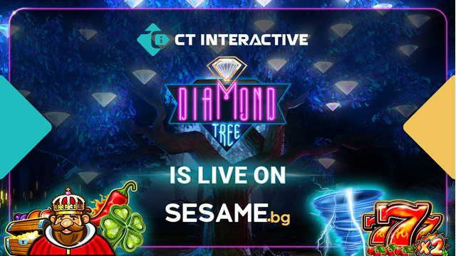 CT Interactive Strengthens Partnership with Sesame in Bulgaria with Launch of Diamond Tree Jackpot