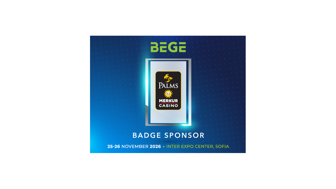 PALMS MERKUR CASINO NAMED OFFICIAL BADGE SPONSOR OF BEGE EXPO 2026