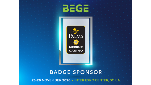 PALMS MERKUR CASINO NAMED OFFICIAL BADGE SPONSOR OF BEGE EXPO 2026