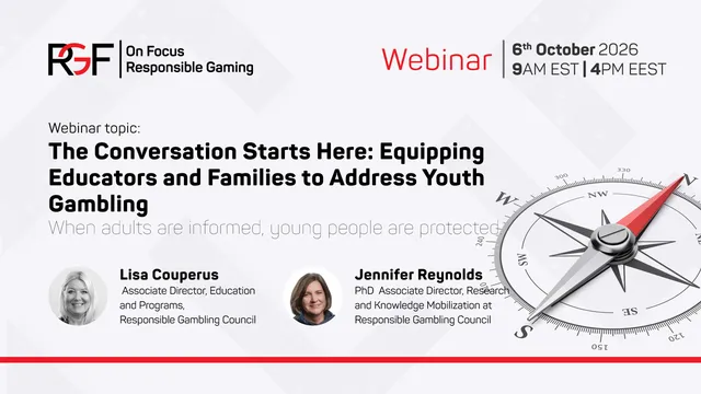 How to Protect Young People from Gambling Risks: Responsible Gaming Foundation Webinar Offers Answers