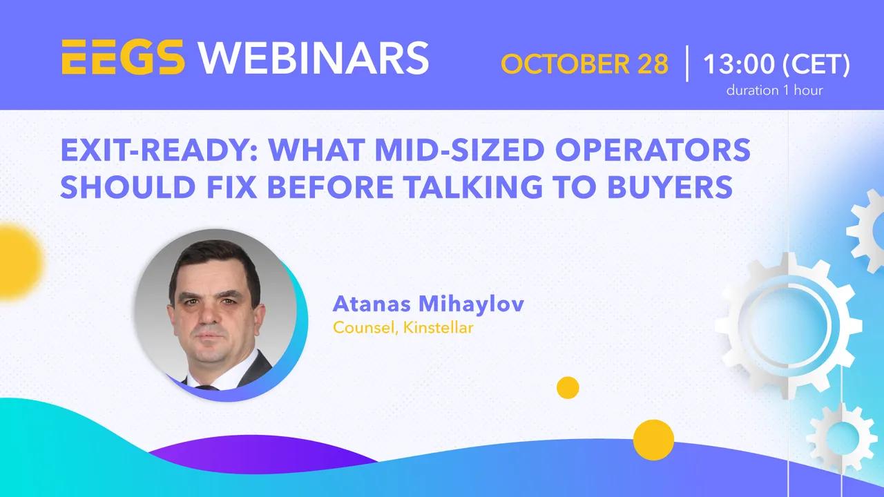 Before the Sale: EEGS Webinar Examines Risks That Can Reduce an iGaming Business’s Value